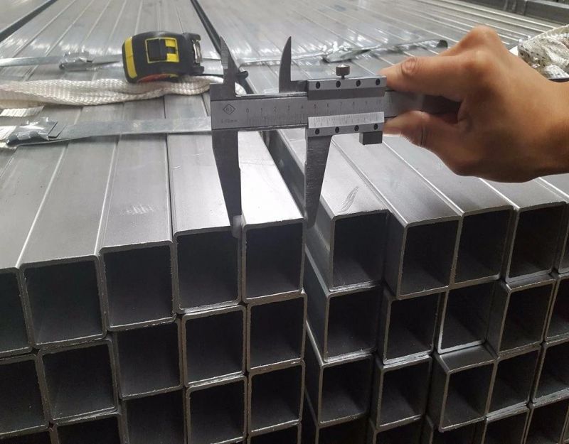 Pre Galvanized Hollow Section Square Tube Carbon Steel Tube From Tianjin Factory