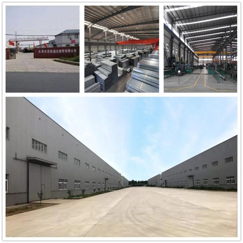 Axtd Steel Group! 100*100*5.5mm Galvanized Square Tube for Warehouse Construction