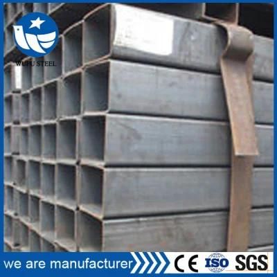 38*38mm Black Furniture Carbon Welded Square Tube