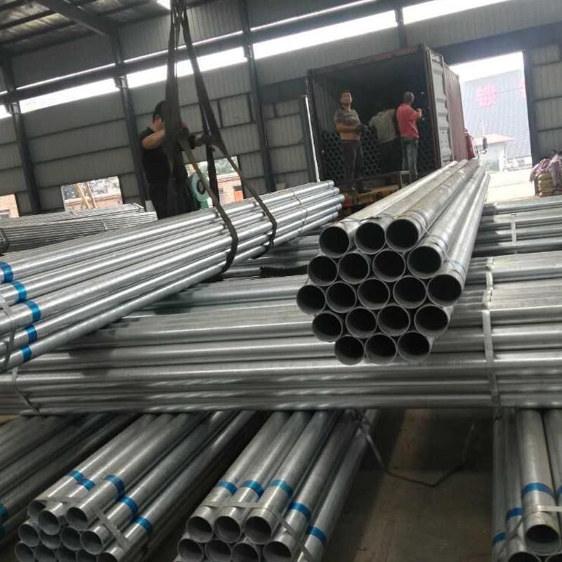 Round Welded Jn 12mm-114mm Tianjin, China Threaded Steel Pipe 48.3mm