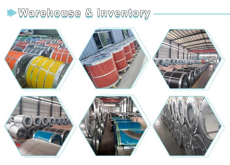 Metal Roofing Tile Cold Rolled Hot Dipped Prepainted Galvanized Steel Coil PPGI PPGL Coils