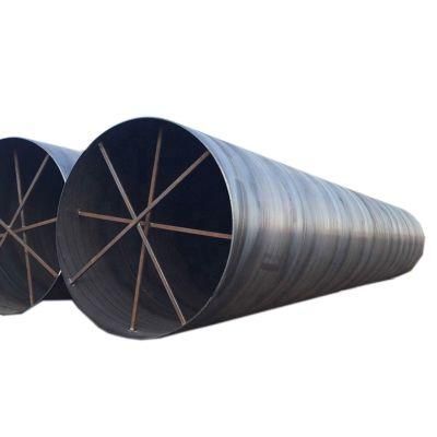 API 5L Q235B 36 Inch Black Carbon Spiral Steel Pipes SSAW Welded Penstock Pipe