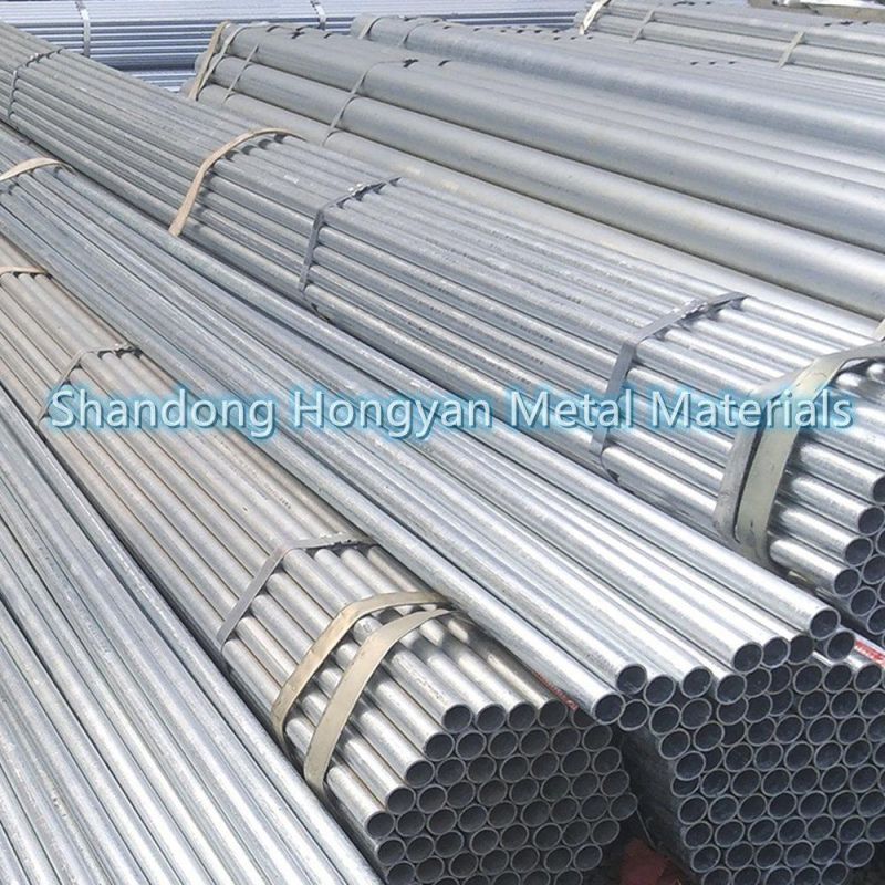 Factory Supply Q345 Galvanized Steel Round Pipe Weight and Specifications