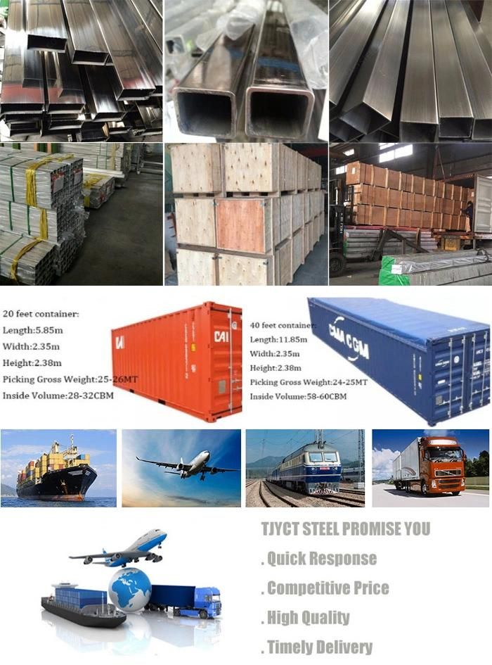 Round Square 304 Steel Tube SUS304 Stainless Steel Square Pipe 38X38mm