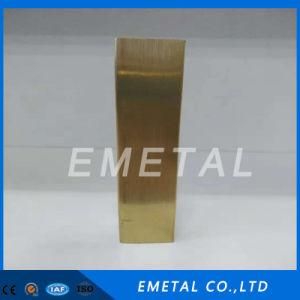 Hairline Gold Stainless Steel Pipe Color Pipe Forr Decorating