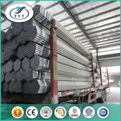 China Supplier Pre Galvanized Steel Pipe Round Pipe