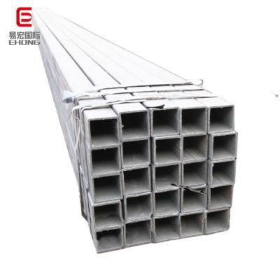 Q235 / Ss400 / ASTM A500 Rectangular Hollow Section, Rhs Black Iron Steel Pipe