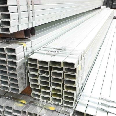 50X50mm 75X75mm Carbon Square Steel Tube Hot DIP Galvanized Square Steel Pipe