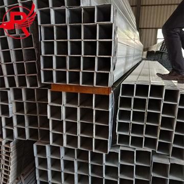 Grade Q195 Q235 Q345 Size 100X100 80X80 Big Small Zinc Coated Customized Square Pipe Tube with Large Stock