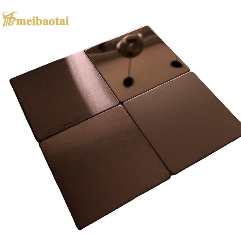 Building Material Mirror Finish Stainless Steel Sheet for Foshan PVD Sheet Wall Decoration.