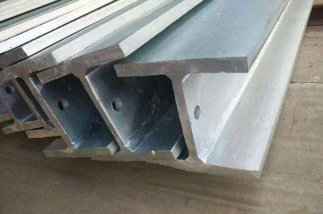 Construction Structural I Beam Ss400 ASTM A36 H Section Hot Rolled Iron Carbon Mild Black Galvanized Steel H-Beam