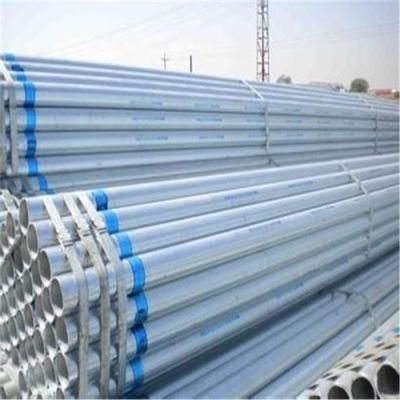 Factory Price Q235 2 Inch BS1387 ERW Galvanized ASTM 53 Round Grooved Painted Pre Galvanized Steel Pipe