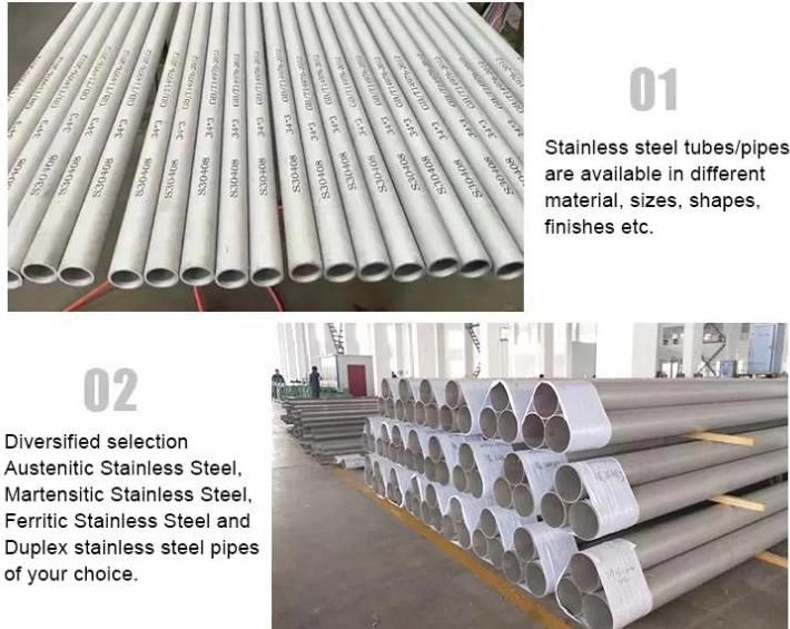 Hot Selling A312 A269 Stainless Steel Pipe Welded Pipe Seamless Pipe