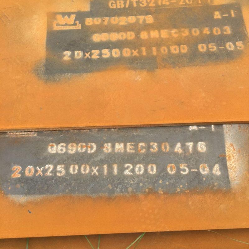 ASTM 80mm Thickness Hot Rolled Q890 High Strength Steel Plate Can Be Cutting ODM Factory of Steel Sheet