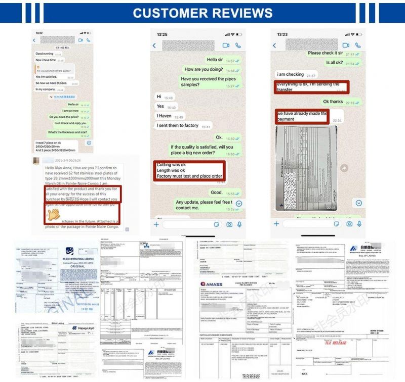 Hot Sale 304L 316 316L 316ti 321 321H 347 Ss Tube Stainless Steel Pipe Heat Exchanger with ISO Certificate