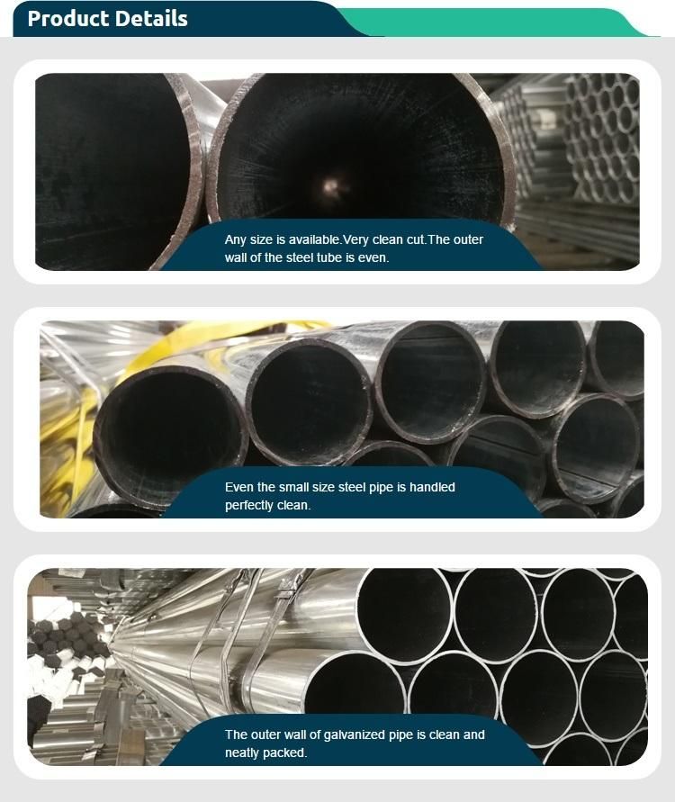 4 Inch Galvanized Round Steel Pipe Price List Structure Used Iron Pipe
