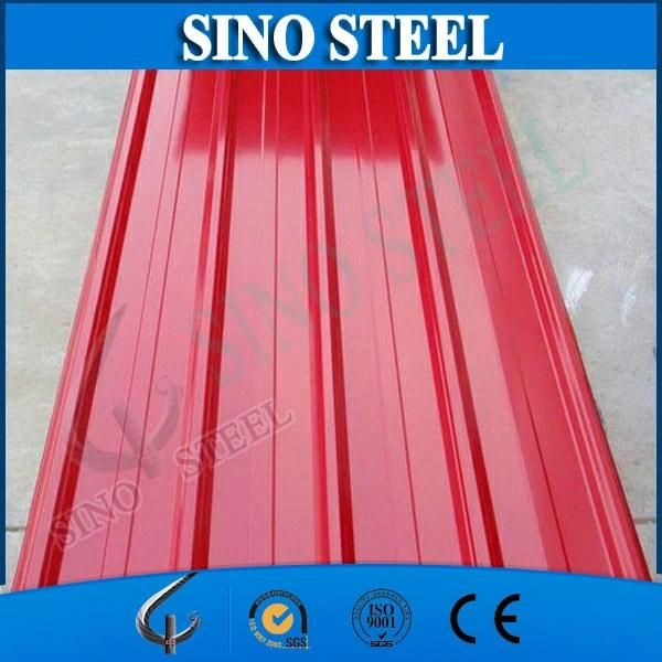 Z 275color Coated Corrugated Steel Roofing Sheet