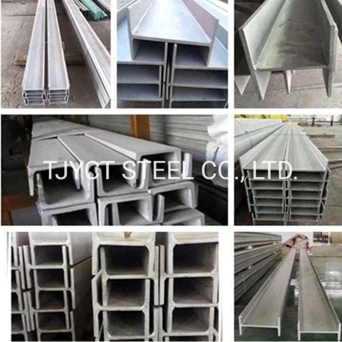 U Steel Channel 201 304 304L 316 316L 321 Purlin Stainless Steel Channel Beam Steel