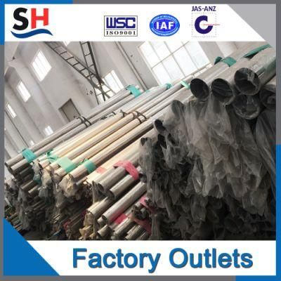 Food Grade En 304 316L Press-Fitting Easy Installation Stainless Steel Water Pipe Sanitary Welded Water Tube