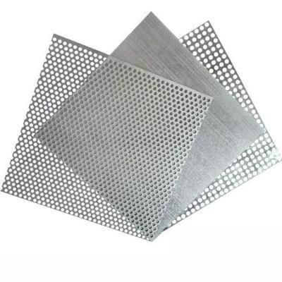316L Mirror Polished 2b Surface 2mm Stainless Steel Perforated Metal Screen Sheet