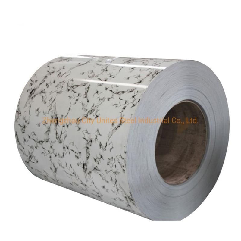 Long Durability Marble Patterns PPGL Color Coated Aluzinc Steel Coil