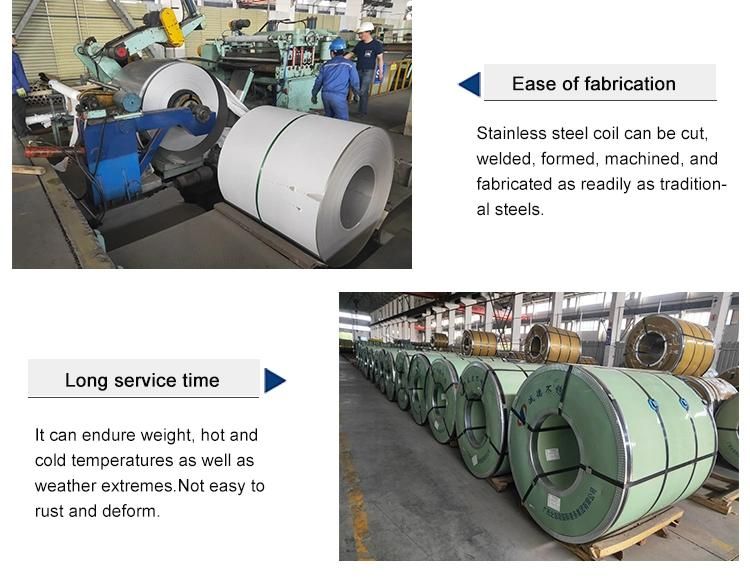 AISI 201 304 316 430 Cold Rolled Stainless Steel Strip Coil