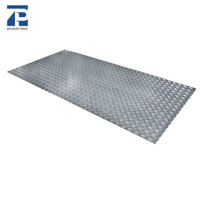 China Supplier 304 Anti Skid 6wl 5wl 2wl Dimpled Diamond Textrue Patterned Embossed Checkered Stainless Steel Sheet