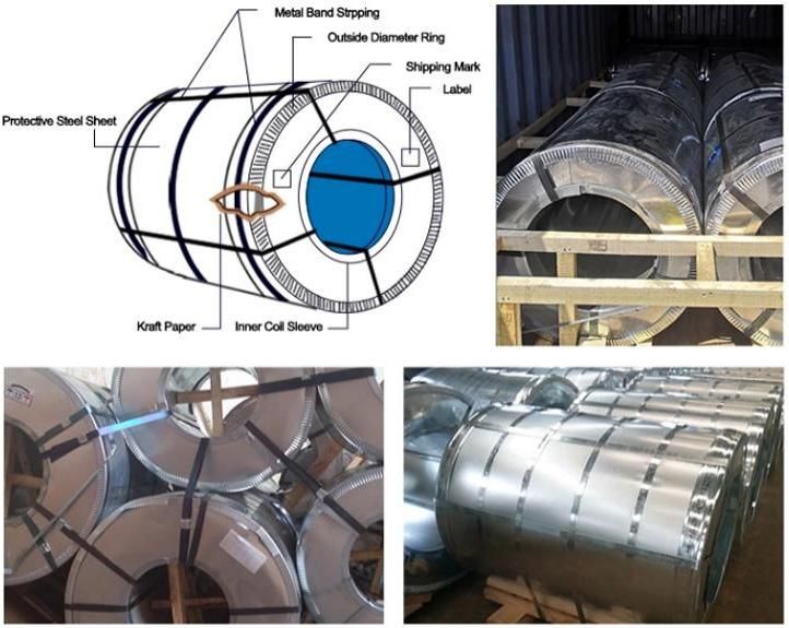 ASTM A653 Gi Zinc Coated Normal Spangle Galvanized Steel Coil