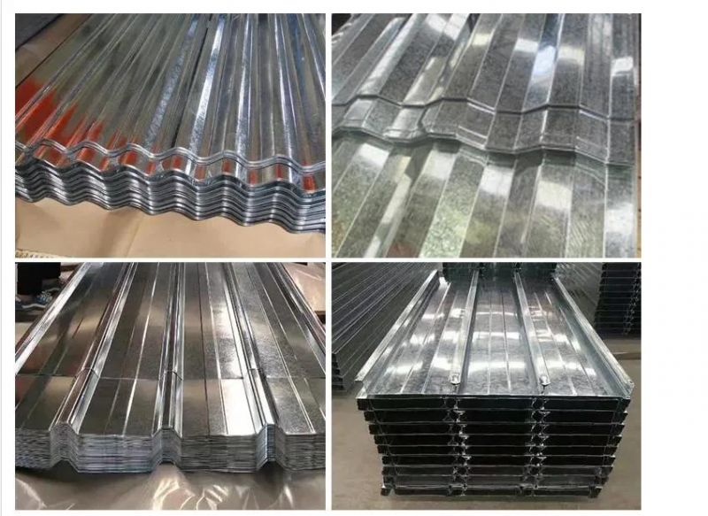 Hot Dipped Galvanized Corrugated Steel Roofing Sheet Price From Cold Rolled Iron Metal Zinc Coated Greenhouse Building Material