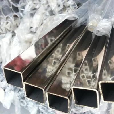 Polish and Hairline Finish SUS 316 S31600 Stainless Steel Square Tube