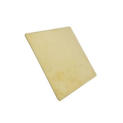 Taiyuda2 Group 500mm to 800mm Gold Diamond Color Coating 2b/Ba Vibration Decoration 4X8 Inox Austenitic Stainless Steel Sheets