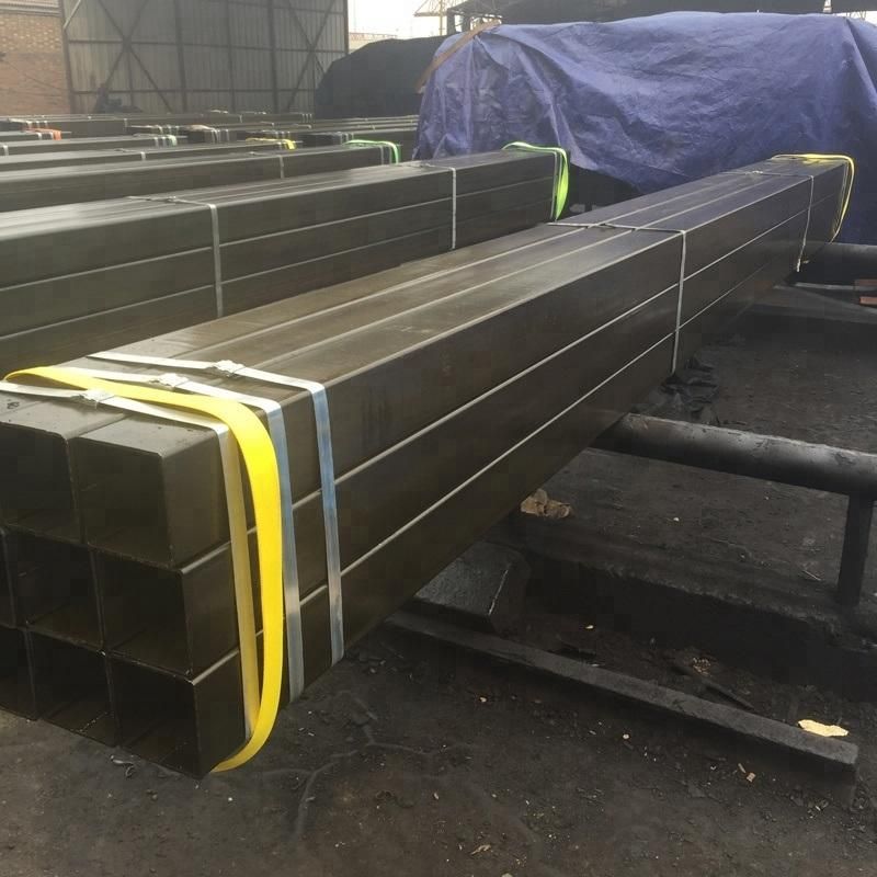 Rectangular Black ERW Steel Pipe Hollow Section ASTM A53