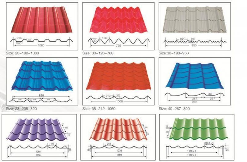 Galvanized Roofing Sheet Color Coated Corrugated Steel Sheet