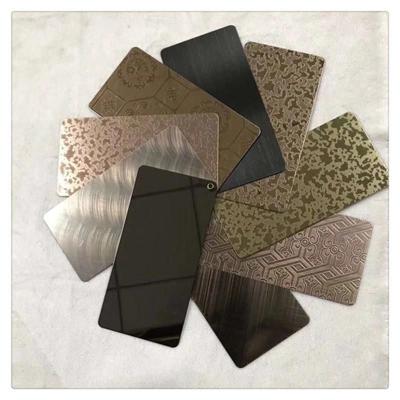 Luxury Colored Stainless Steel Decorative Sheets and Plates