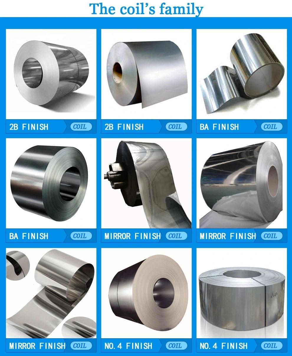 Cold Rolled 201 304 316L 430 1.0mm Thick Half Hard Stainless Steel Strip Coils Metal Plate Roll Stainless Steel Coil Sheet Price