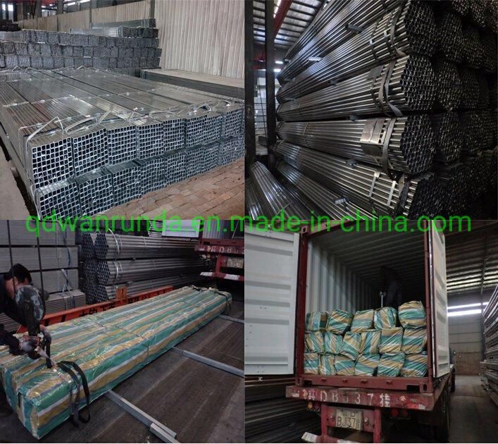 80X80mm Galvanized Steel Pipe for Construction and Decoration