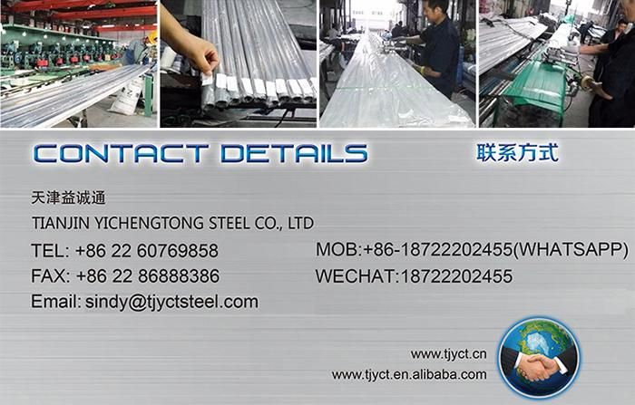 Welded Decorative Stainless Steel Square Pipe with 8K Surface