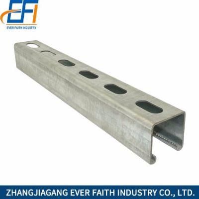 Low Price Clear U Cold Rolled Steel Unistrut Customized Channel