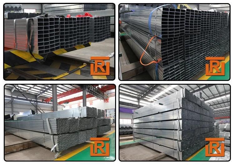 1.0mm Thick Galvanized Square/ Rectangular Hollow Section Tube