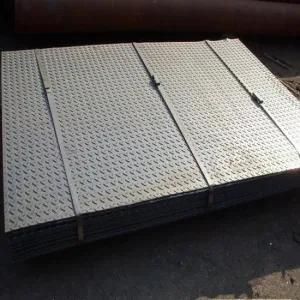 ASTM A36 Hot Rolled Black Chequered Carbon Steel Sheet/Checkered Plate Steel Products Galvanized Q235B Zinc Coated Mild Steel Checkered Plate