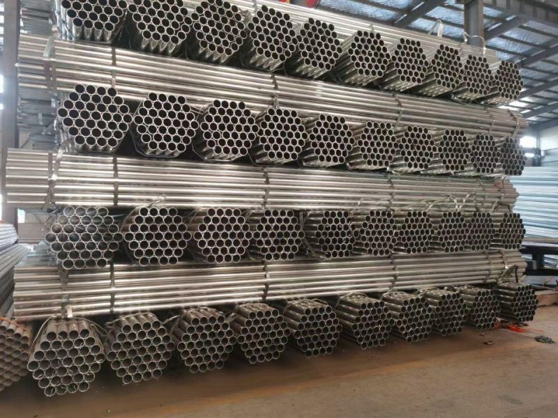 Ms Welded Steel ERW Q195/Q235 En10219/En10210 S235jr/S355jr/S355joh/S355j2h Black or Galvanized Round Square Rectangular/ Steel Tubing/Hollow Section Steel Pipe