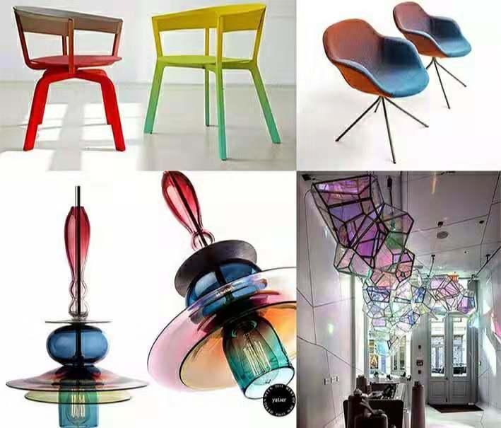 PVD Color Stainless Steel Sheet Fabrication in Rainbow Color for Shopping Mall Interior Exterior Decoration
