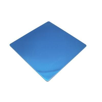 Taiyuda2 Group 500 to 800mm Blue-Diamond Color Coating Vibration Decoration 4X8 Inox Austenitic Stainless Steel Sheets