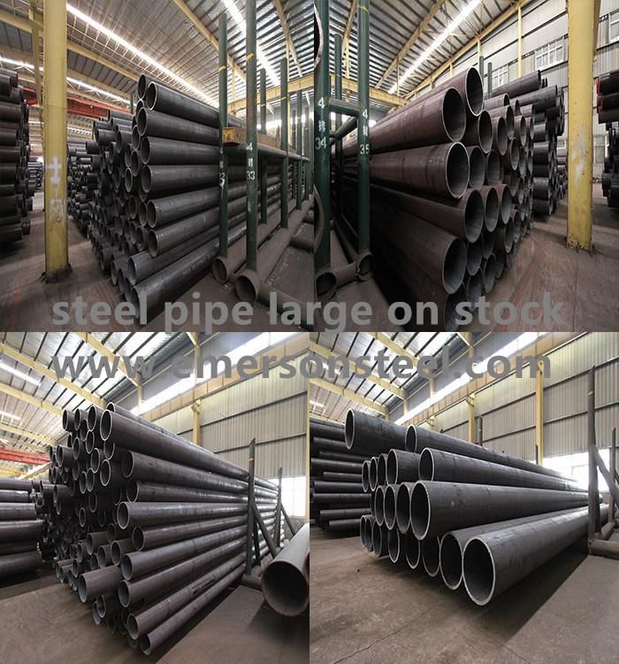 ASTM A53 Schedule 40 Black Carbon Round Steel Seamless Pipe