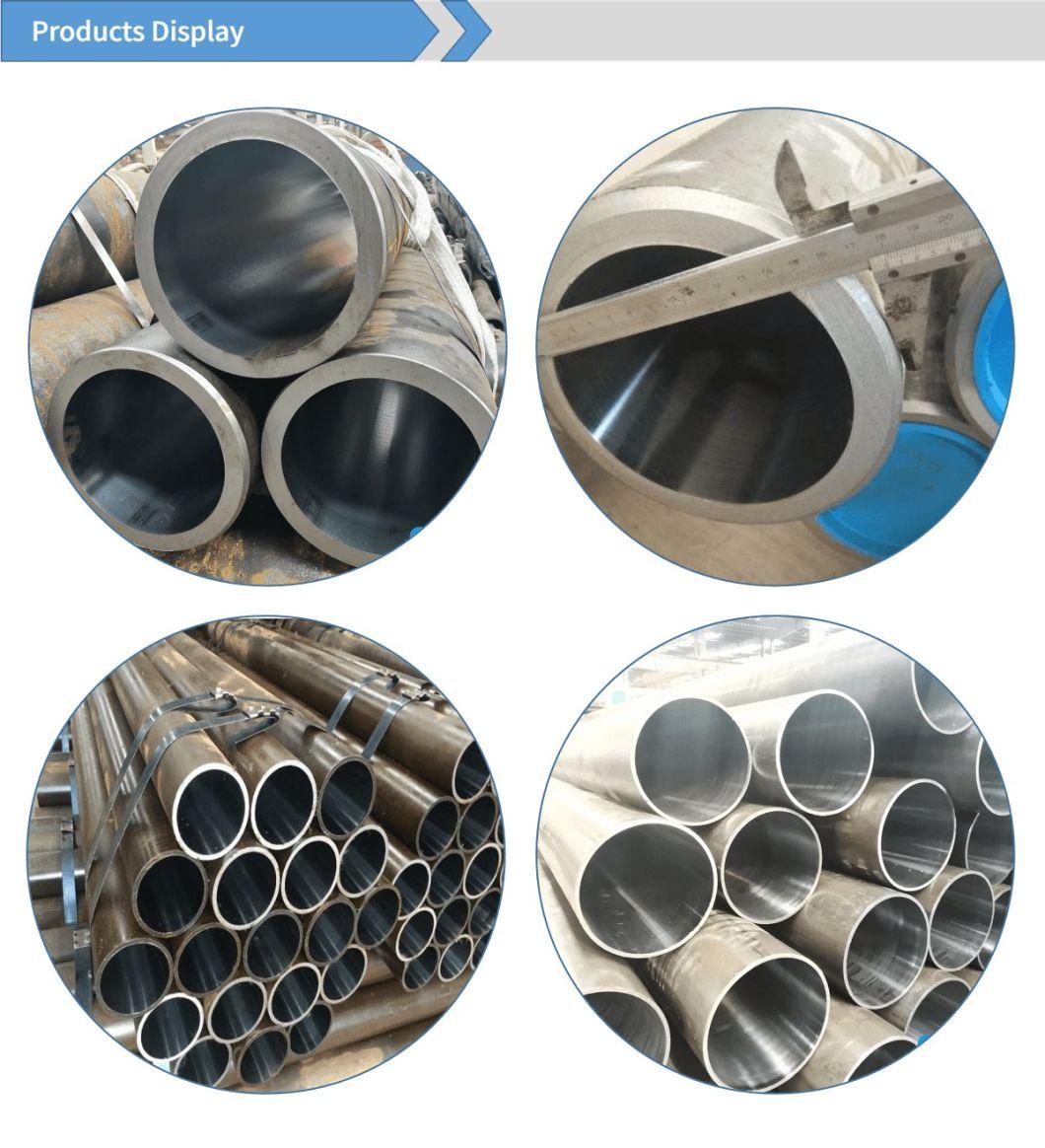 En 10297-1 S355jr St52 Sr H8 SAE1045 DIN2391 Bk Bkw Bks Gbk Nbk Q+T Cold Drawn Hot Rolled Honed Srb Honing Seamless Mild Steel Tube Pipe for Hydraulic Cylinder