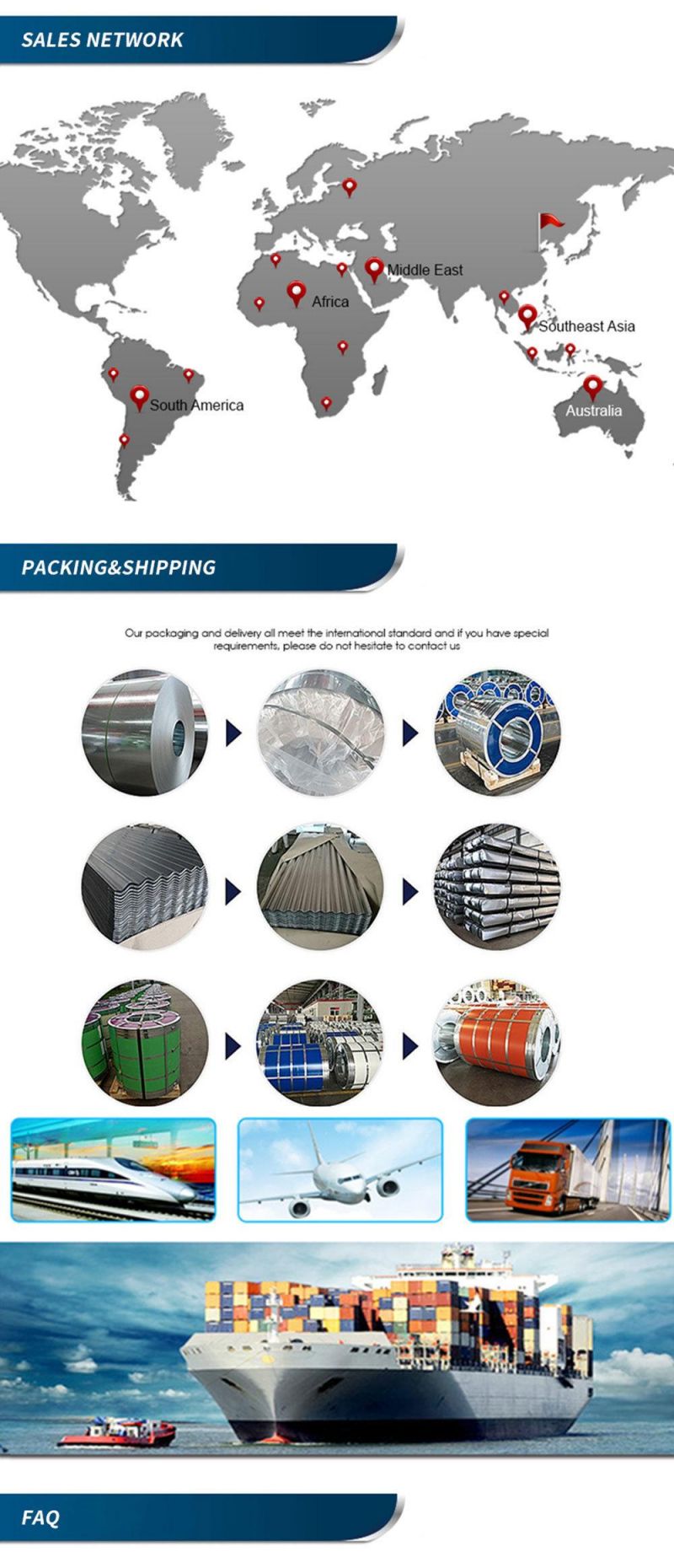0.12-5.0mm Prepainted Steel Coil Color Coated Steel Coil China Manufacturer Ral Steel PPGI/PPGL