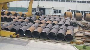 Large Size En 10210 Hot Rolled Longitudinal Sub-Merged Arc Welding Carbon Steel Tubes