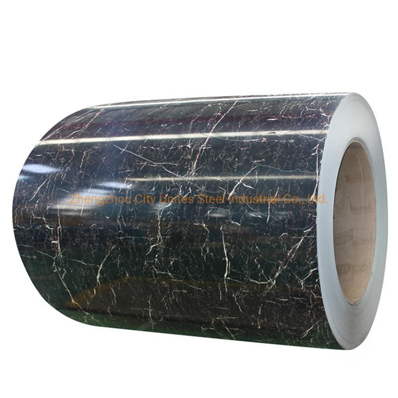 Long Durability Marble Patterns PPGL Color Coated Aluzinc Steel Coil