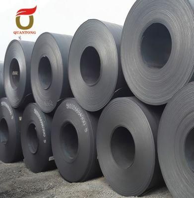 AISI JIS Q235B A36 Oiled 1-8mm Hot Rolled Mild Carbon Steel Iron Coil Manufacturing Stock