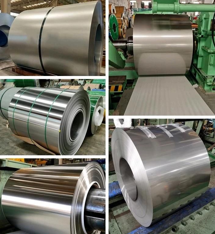 Ss201 304 316 Cold Rolled Stainless Steel Coil Hl 6K 8K Finish